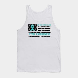 No One Fights Alone PTSD Awareness Tank Top